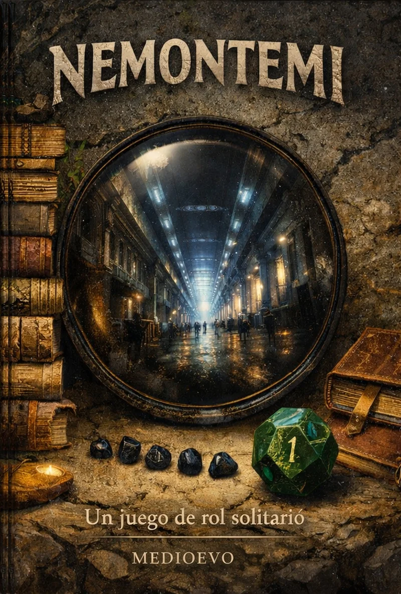 Portada de Nemontemi (Gamebook diegético nahua)